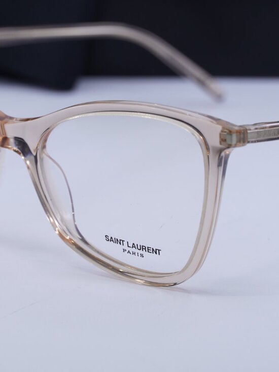 Saint Laurent SL478JERRY 004 Butterfly Eyeglasses 53mm – Transparent Peach main image 5